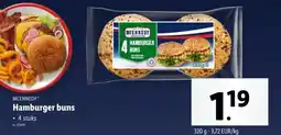 Lidl Mcennedy Hamburger buns aanbieding