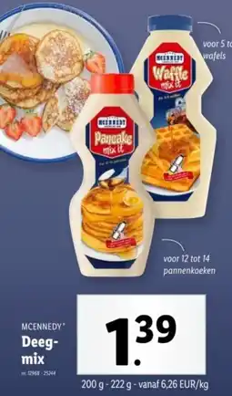 Lidl Mcennedy Deegmix aanbieding