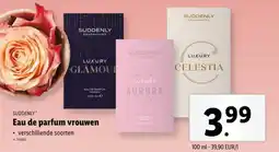 Lidl Suddenly Eau de parfum vrouwen aanbieding