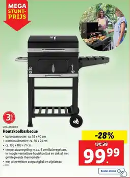 Lidl Grillmeister Houtskoolbarbecue aanbieding