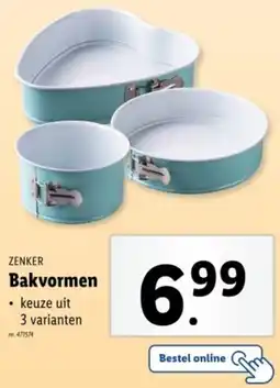 Lidl Zenker Bakvormen aanbieding