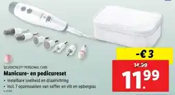 Lidl Silvercrest Manicure en pedicureset aanbieding