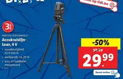 Lidl Parkside Accukruislijn laser 4 V aanbieding