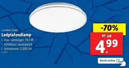 Lidl Livarno Home Ledplafondlamp aanbieding