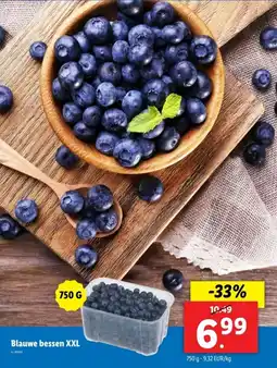 Lidl Blauwe bessen XXL aanbieding