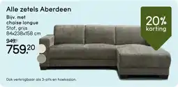 Leen Bakker Zetels aberdeen aanbieding
