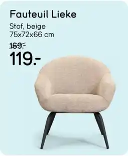 Leen Bakker Fauteuil Lieke aanbieding