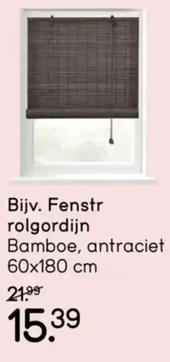 Leen Bakker Fenstr rolgordijn aanbieding