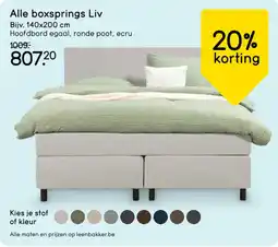 Leen Bakker Boxsprings Liv aanbieding
