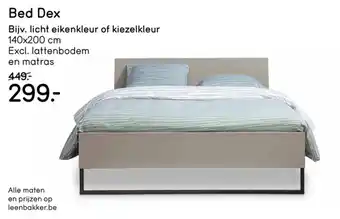 Leen Bakker Bed Dex aanbieding