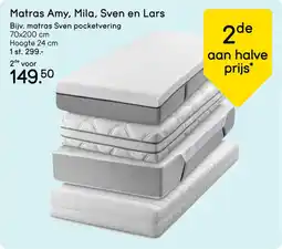 Leen Bakker Matras Amy, Mila, Sven en Lars aanbieding