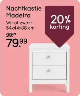 Leen Bakker Nachtkastje Madeira aanbieding