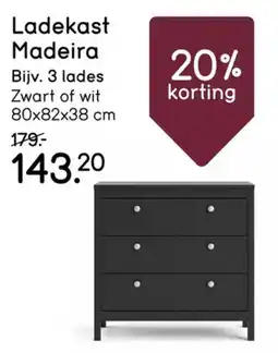Leen Bakker Ladekast Madeira aanbieding