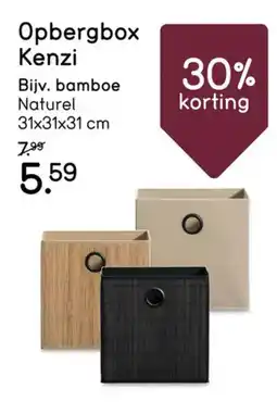 Leen Bakker Opbergbox Kenzi aanbieding