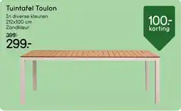 Leen Bakker Tuintafel Toulon aanbieding