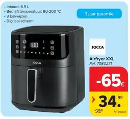 Carrefour Airfryer XXL aanbieding