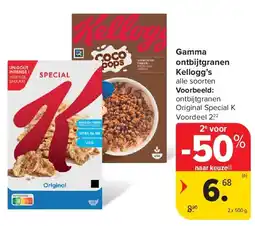 Carrefour Gamma ontbijtgranen Kellogg’s aanbieding