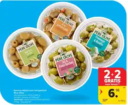 Carrefour Gamma olijven voor het aperitief Père Olive aanbieding