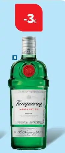 Carrefour London Dry Gin Tanqueray aanbieding