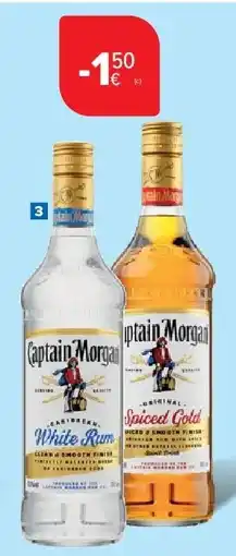 Carrefour Rum Captain Morgan aanbieding