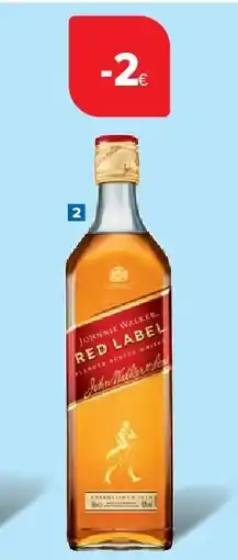 Carrefour Whisky Red Label Johnnie Walker aanbieding