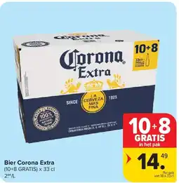 Carrefour Bier Corona Extra aanbieding