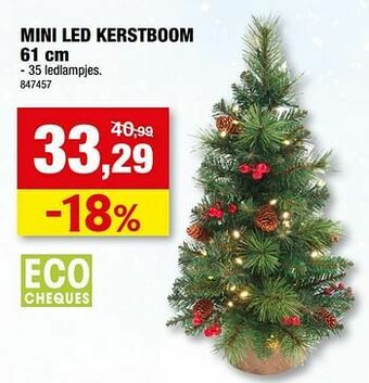Hubo Mini led kerstboom aanbieding