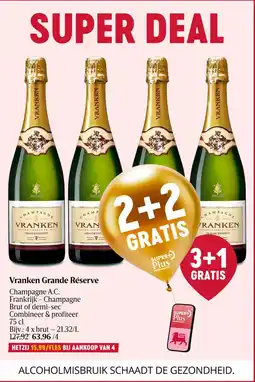 Delhaize Vranken Grande Réserve aanbieding