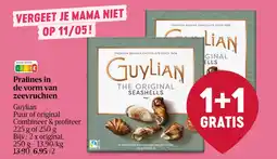 Delhaize Pralines in de vorm van zeevruchten aanbieding