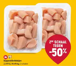 Delhaize Kippenfiletblokjes aanbieding