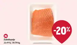 Delhaize Zalmhaasje aanbieding