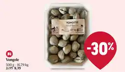 Delhaize Vongole aanbieding