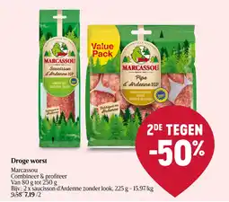 Delhaize Droge worst aanbieding