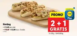 Lidl Hotdog aanbieding