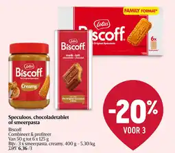 Delhaize Speculoos, chocoladetablet of smeerpasta aanbieding
