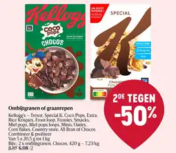 Delhaize Ontbijtgranen of graanrepen aanbieding
