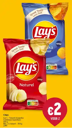 Delhaize Chips aanbieding