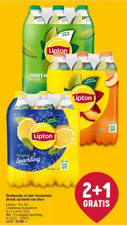 Delhaize Bruisende of niet-bruisende drank op basis van thee aanbieding
