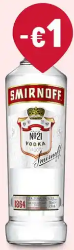 Delhaize Smirnoff aanbieding