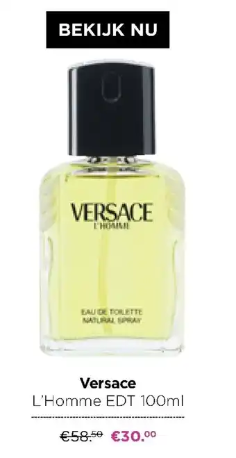 ICI PARIS XL Versace L'Homme 100ml aanbieding