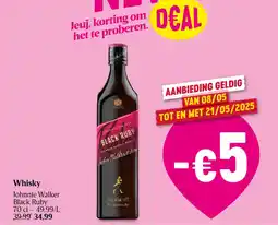 Delhaize Whisky aanbieding
