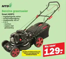 Van Cranenbroek MTD Benzine grasmaaier Smart 46SPO aanbieding