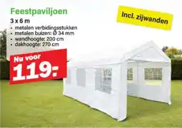 Van Cranenbroek Feestpaviljoen aanbieding