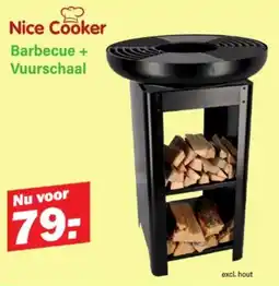 Van Cranenbroek Nice Cooker Barbecue + Vuurschaal aanbieding