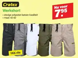 Van Cranenbroek Cratex Werkshort aanbieding