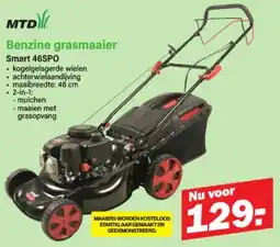 Van Cranenbroek MTD Benzine grasmaaier Smart 46SPO aanbieding