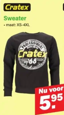 Van Cranenbroek Cratex Sweater aanbieding