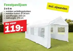 Van Cranenbroek Feestpaviljoen aanbieding