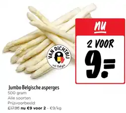 Jumbo Jumbo Belgische asperges aanbieding