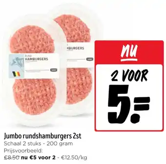 Jumbo Jumbo rundshamburgers aanbieding